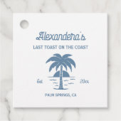 Junggeselinnen-Abschied an der Küste Geschenkanhänger (Vorderseite)