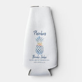 Junggeselinnen-Abschied Ananas KüstenSunset Custom Flaschenkühler (Vorderseite)