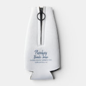 Junggeselinnen-Abschied Ananas KüstenSunset Custom Flaschenkühler (Rückseite)