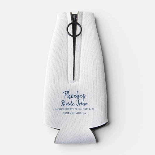 Junggeselinnen-Abschied Ananas KüstenSunset Custom Flaschenkühler (Rückseite)