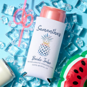 Junggeselinnen-Abschied Ananas KüstenSunset Selters Dosenkühler