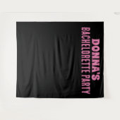 JUNGGESELINNEN-ABSCHIED-BACKDROP-KUSTOM-TAPESTRIE WANDTEPPICH (Vorderseite (Horizontal))