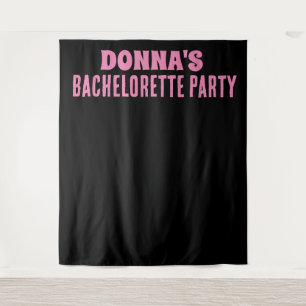 JUNGGESELINNEN-ABSCHIED-BACKDROP-KUSTOM-TAPESTRIE WANDTEPPICH