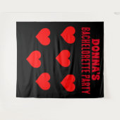 JUNGGESELINNEN-ABSCHIED-BACKDROP-KUSTOM-TAPESTRIE WANDTEPPICH (Vorderseite (Horizontal))
