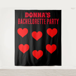 JUNGGESELINNEN-ABSCHIED-BACKDROP-KUSTOM-TAPESTRIE WANDTEPPICH