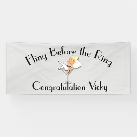 Junggeselinnen-Abschied Banner (Horizontal)