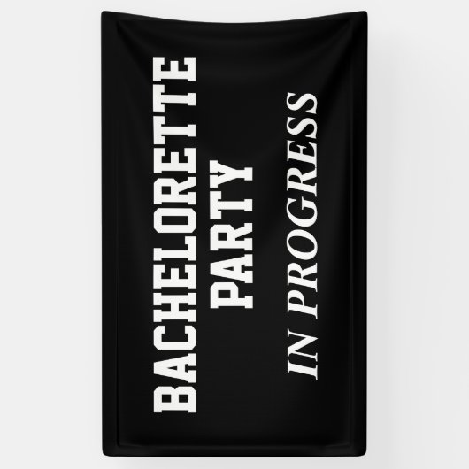 Junggeselinnen-Abschied Banner (Vertikal)