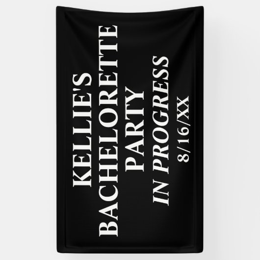 Junggeselinnen-Abschied Banner (Vertikal)