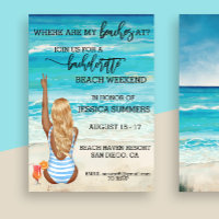 Junggeselinnen-Abschied Beach Vacation Seascape