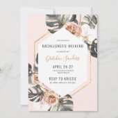 Junggeselinnen-Abschied Beach Weekend Ausflug Einladung (Vorderseite)