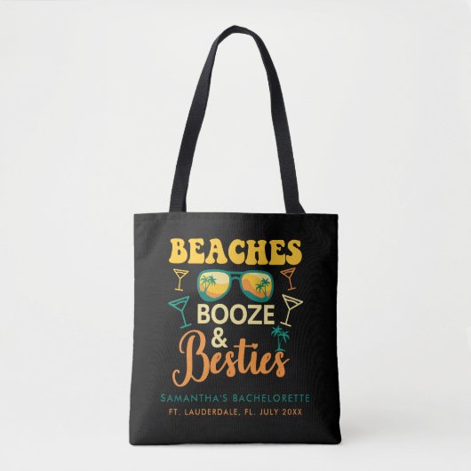 Junggeselinnen-Abschied Beaches verstärken Keepake Tasche (Vorderseite)