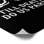 Junggeselinnen-Abschied bis Tod Do Uns Party Hallo Poster (Ecke)