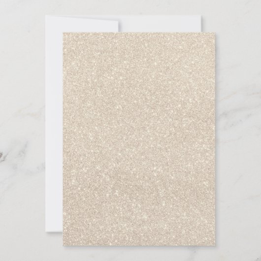 Junggeselinnen-Abschied Blush & White Bloral Einladung (Rückseite)