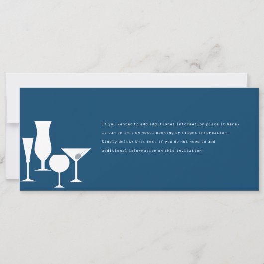 Junggeselinnen-Abschied Boarding Pass Einladung (Rückseite)