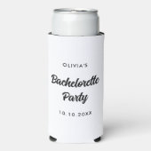 Junggeselinnen-Abschied Brautparty Bridge Squad Na Selters Dosenkühler (Seltzer Vorderseite)