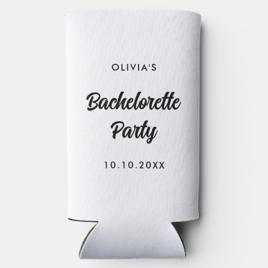 Junggeselinnen-Abschied Brautparty Bridge Squad Na Selters Dosenkühler (Rückseite)