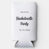 Junggeselinnen-Abschied Brautparty Bridge Squad Na Selters Dosenkühler (Vorderseite)