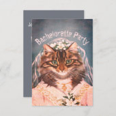 Junggeselinnen-Abschied, Brautparty ... Einladung (Vorne/Hinten)