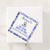 Junggeselinnen-Abschied Brautparty Golf Blue Flora Geschenkanhänger (Beispiel)