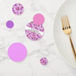 Junggeselinnen-Abschied, Brautparty Golf Lavendel Konfetti