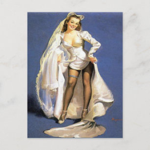 Junggeselinnen-Abschied, Brautparty, Henne-Party…. Einladungspostkarte