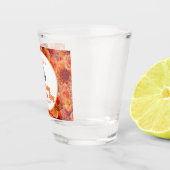 Junggeselinnen-Abschied, Brautparty Peach Orange Schnapsglas (Rechts)