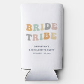 Junggeselinnen-Abschied Brautparty Retro Disco Selters Dosenkühler (Rückseite)