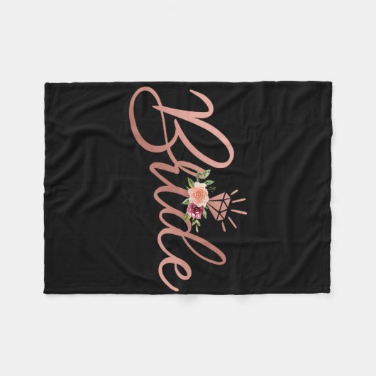 Junggeselinnen-Abschied Bride Bridal Polterabend G Fleecedecke (Vorderseite (Horizontal))