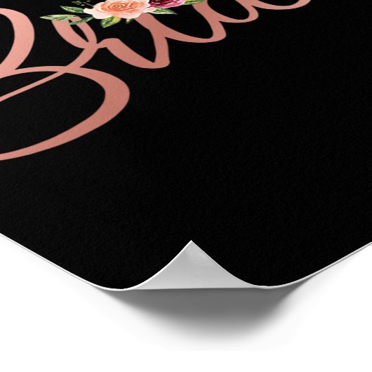 Junggeselinnen-Abschied Bride Bridal Polterabend G Poster (Ecke)