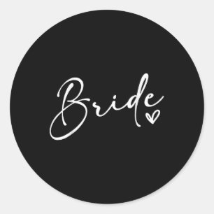 Junggeselinnen-Abschied Bride Bridal Polterabend G Runder Aufkleber