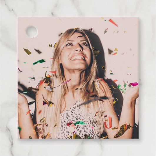 Junggeselinnen-Abschied Bride Face Foto Geschenkanhänger (Vorderseite)