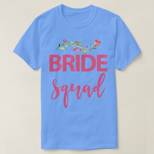 Junggeselinnen-Abschied-Bride-Squad 626 T-Shirt (Design vorne)