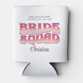Junggeselinnen-Abschied Bride Squad Bridesmaid Hot Dosenkühler (Vorderseite)
