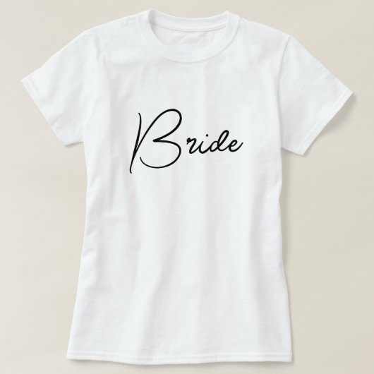Junggeselinnen-Abschied Bride T-Shirt (Design vorne)