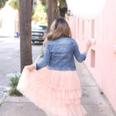 Junggeselinnen-Abschied Bridesmaid Bridal Wedding Jeansjacke