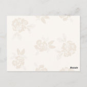 Junggeselinnen-Abschied Bubbly Wine Flasche Schwar Postkarte (Rückseite)