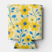 Junggeselinnen-Abschied-Butter Gelb und Blau Dosenkühler (Rückseite)