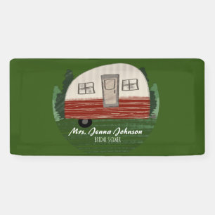 Junggeselinnen-Abschied Camper Mountain Weekend Gr Banner