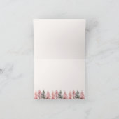 Junggeselinnen-Abschied Camping Weekend Dankeskarte (Innenseite)