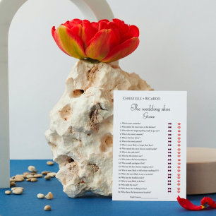 Junggeselinnen-Abschied Card für Hochzeitsschuh Ankündigung