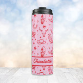 Junggeselinnen-Abschied Cowgirl Custom Cowgirl Thermosbecher