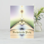 Junggeselinnen-Abschied Custom Invites Einladung (Stehend Vorderseite)