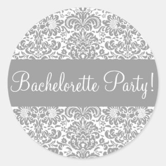 Junggeselinnen-Abschied Damask Umschlag Aufkleber