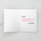 Junggeselinnen-Abschied danken Ihnen, Foto zu Dankeskarte (Innenseite)