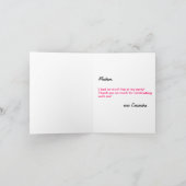 Junggeselinnen-Abschied danken Ihnen, - Las Vegas Dankeskarte (Innenseite)