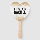 JUNGGESELINNEN-ABSCHIED DECOR Moderner Minimaler G Fächer (Rückseite)