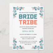 Junggeselinnen-Abschied der Braut-Stammfamilie Einladung (Vorne/Hinten)