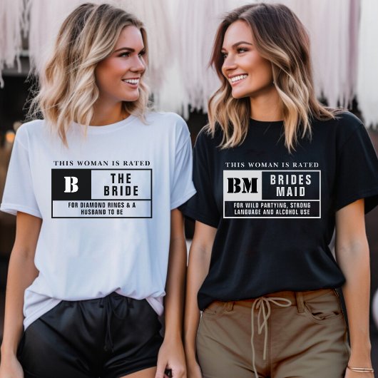 Junggeselinnen-Abschied der Brückenbewertung T-Shirt