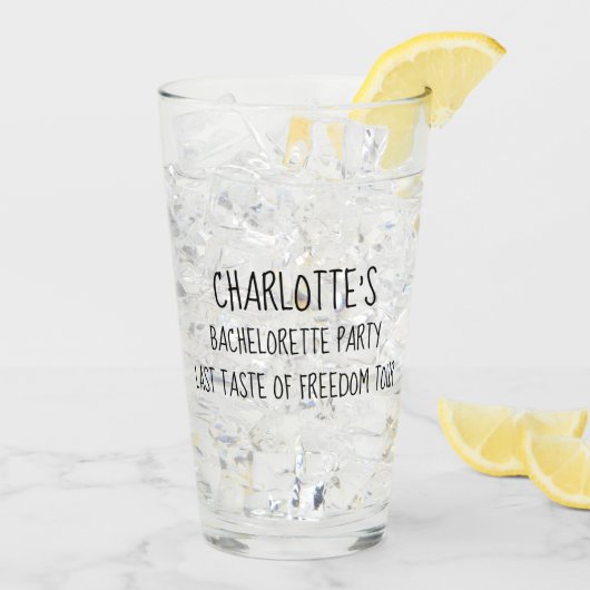 Junggeselinnen-Abschied Der letzte Schrei der Frei Glas (Rückseite Ice)