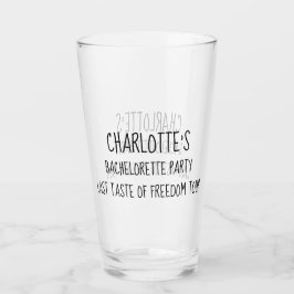 Junggeselinnen-Abschied Der letzte Schrei der Frei Glas